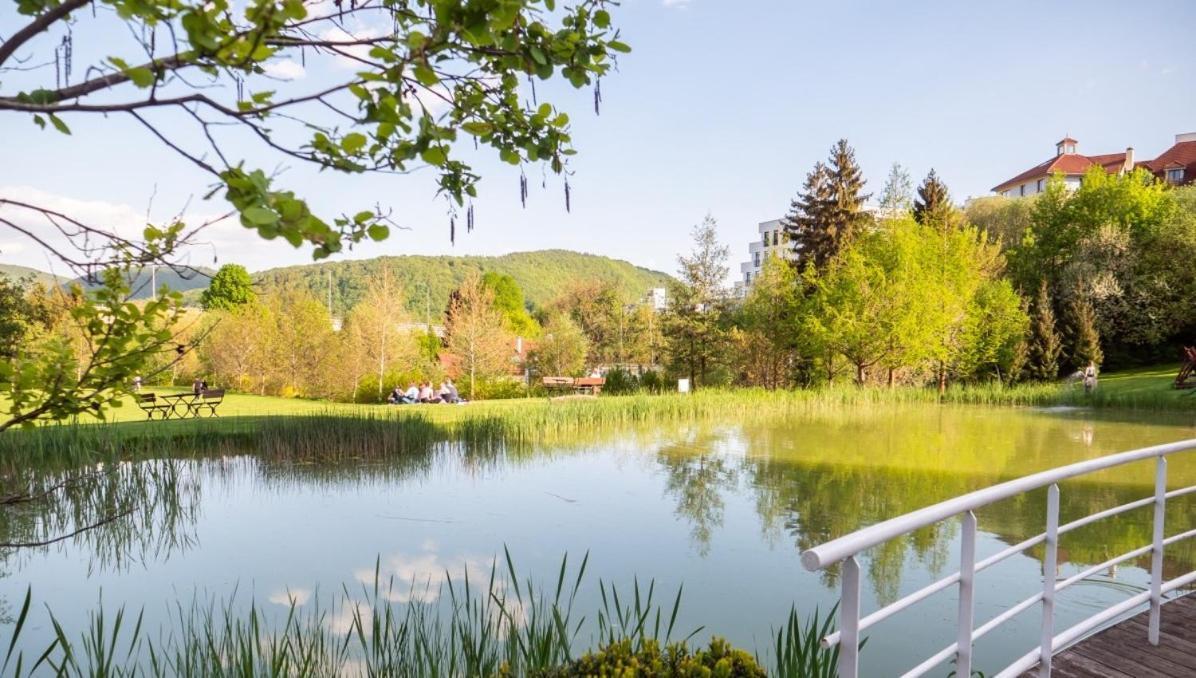 Alure Residences 2 & 24H Self Check-In, Parking In The Garage In The Apartment Building Included, New Building, Terrace, Green Location With A Forest Park With A Lake, Children'S Playground Banská Bystrica Dış mekan fotoğraf